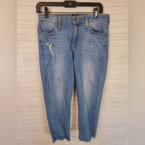 JUST BLACK RAW HEM ANKLE JEANS, SZ 29 - Picture 1 of 8